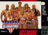 American Gladiators Super Nintendo US box art